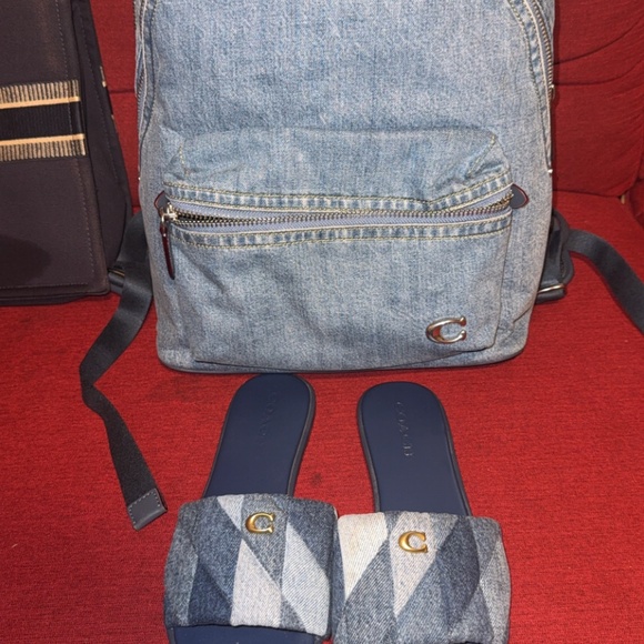 Coach bookbag and Shoes - Picture 2 of 2